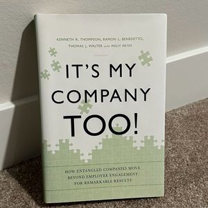 IT'S MY COMPANY TOO!
HOW ENTANGLED COMPANIES MOVE
BEYOND EMPLOYEE ENGA…